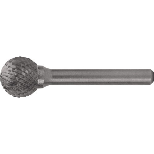 CLEVELAND Solid Carbide Burrs - Ball Shape, 1/4" Dia., 1/4" Shank Absolute Business Supply