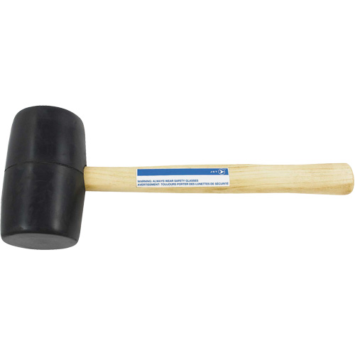 RM-16 Rubber Mallet, 16 oz., Wood Handle, 13-1/4" L Absolute Business Supply