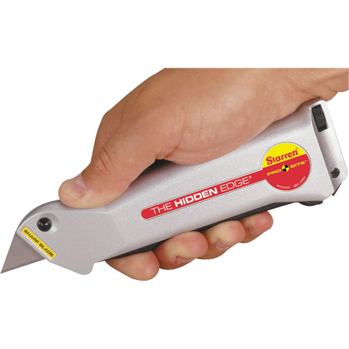 Couteau Hidden Edge, 19 mm, Acier, Prise en Aluminium Absolute Business Supply