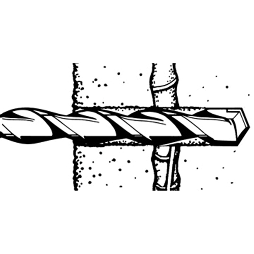 Rotary Rebar Cutters, 3/8", SDS-Plus Shank, Carbide Absolute Business Supply