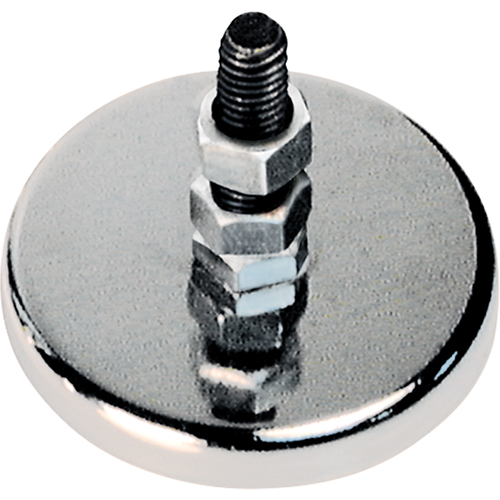 Aimants ronds &agrave; profil bas, dia. 2-1/32", Force de 13 lb Absolute Business Supply