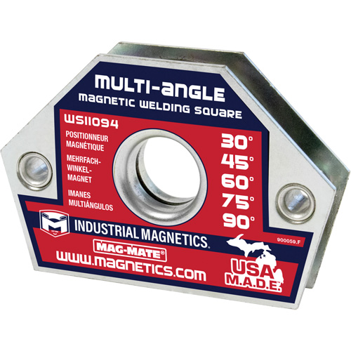 Magnetic Welding Squares, 4-3/8" L x 3/4" W x 3" H, 55 lbs. Absolute Business Supply