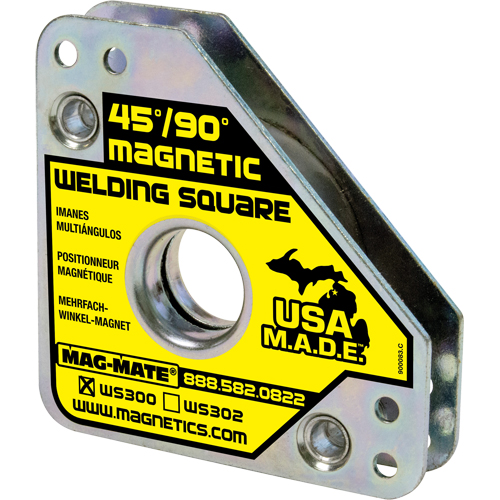 Magnetic Welding Squares, 3-3/4" L x 3/4" W x 3-3/4" H, 60 lbs. Absolute Business Supply