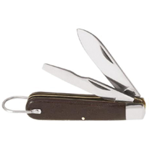 2-Blade Pocket Knife, 2-1/2" Blade, Carbon Steel Blade, Plastic Handle Absolute Business Supply