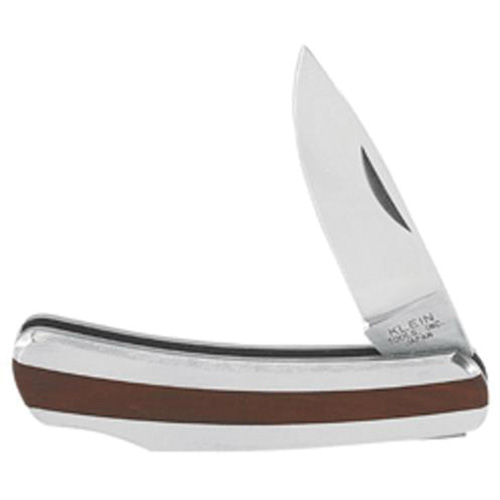 Pocket Knife with Drop Point Blade, 2-1/4" Blade, Stainless Steel Blade, Stainless Steel Handle Absolute Business Supply