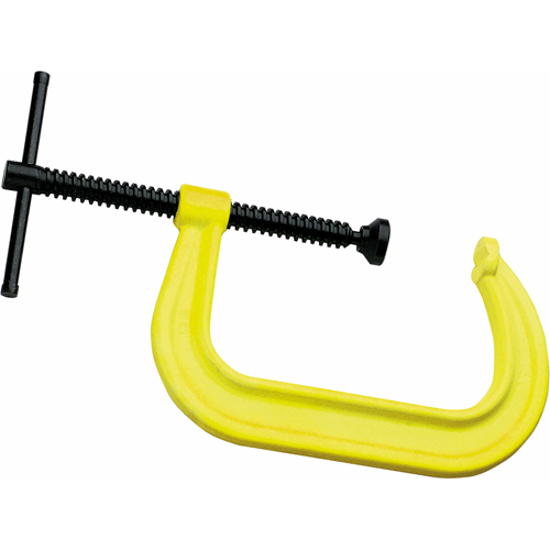 Serre-joint en C de s&eacute;curit&eacute; haute visibilit&eacute;, Capacit&eacute; de 2-1/8" (54 mm), Profondeur de gorge de 2-1/4" (57 mm) Absolute Business Supply