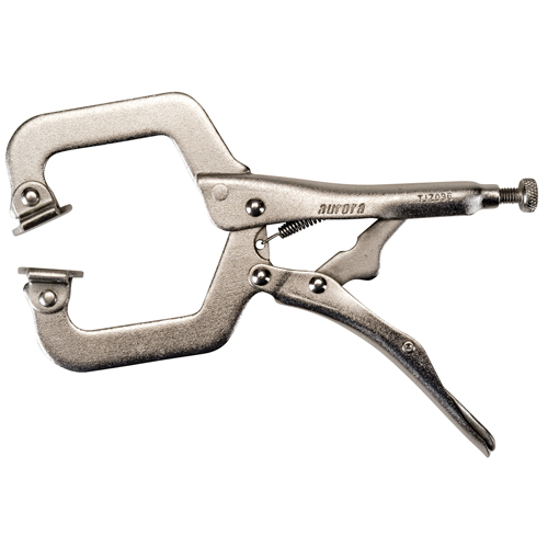 Locking Pliers with Swivel Pads, 6" Length, C-Clamp Absolute Business Supply