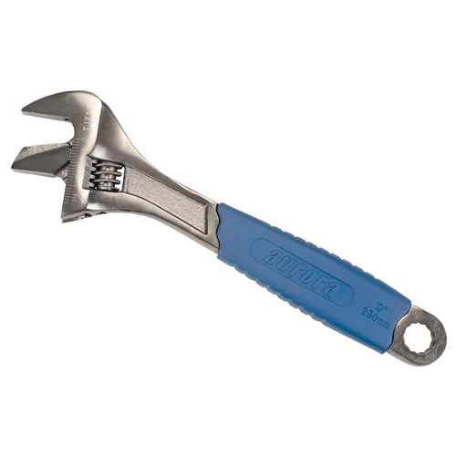 Adjustable Wrench, 10" L, 1-3/8" Max Width, Black Absolute Business Supply