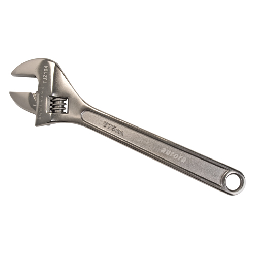 Adjustable Wrench, 15" L, 1-3/4" Max Width, Black Absolute Business Supply