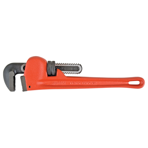 Cl&eacute;s &agrave; tuyaux, Cap des m&acirc;choires 2", Longueur 12", Fini Rev&ecirc;tement en poudre Absolute Business Supply