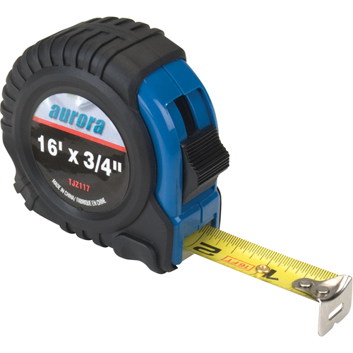Ruban &agrave; mesurer, 3/4" x 16', Marques de goujon po/pi Absolute Business Supply