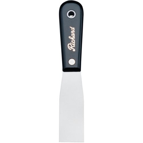 Putty Knife Stiff, Steel Blade, 1-1/4" Wide, Polypropylene Handle Absolute Business Supply