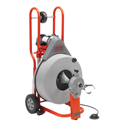 Nettoyant de drain K-750 pour machine &agrave; baril, &eacute;lectrique, 3/4" x 100' Absolute Business Supply