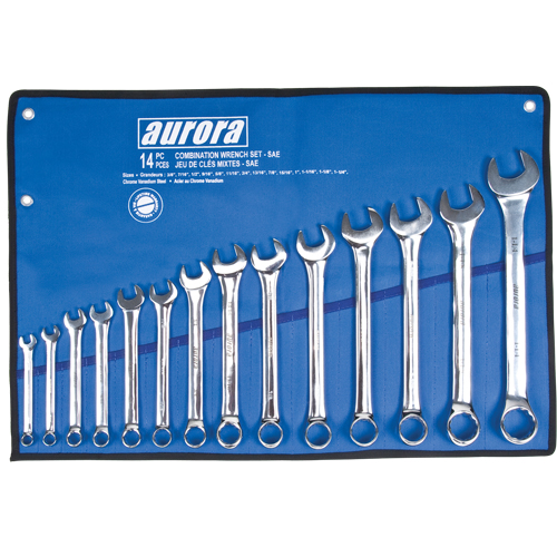 Wrench Set, Combination, 14 Pieces, Imperial Absolute Business Supply