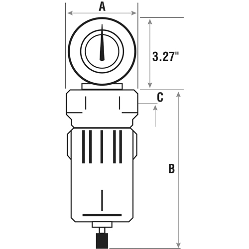 Filtres &agrave; air comprim&eacute;, Modulaire, 3/4" NPT, Drain Automatique Absolute Business Supply