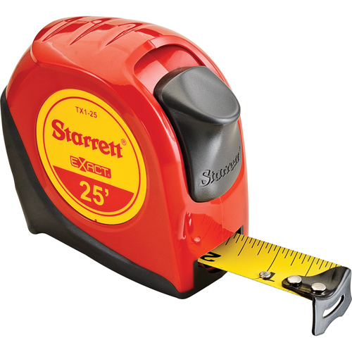Ruban &agrave; mesurer pour ing&eacute;nieur, 1" x 25', Marques de goujon 1/16" Absolute Business Supply