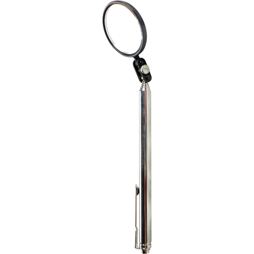 Inspection Mirror, Circular, 1-1/2" L x 1-1/2" W, Telescopic Absolute Business Supply