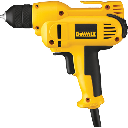 Perceuse &agrave; poign&eacute;e centrale VSR, Mandrin 3/8", 8 A, 120 V, 0-2500 Tr/min, Mandrin Sans cl&eacute; Absolute Business Supply