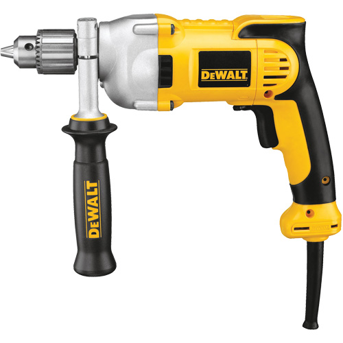 Heavy-Duty VSR Pistol Grip Drill, 1/2" Chuck, 10 A, 120 V, 0-1250 RPM, Keyed Chuck Absolute Business Supply