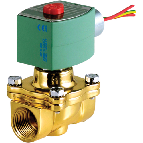 &eacute;lectrovannes &agrave; commande pilote deux voies, Tuyau de 2", 90 PSI Absolute Business Supply