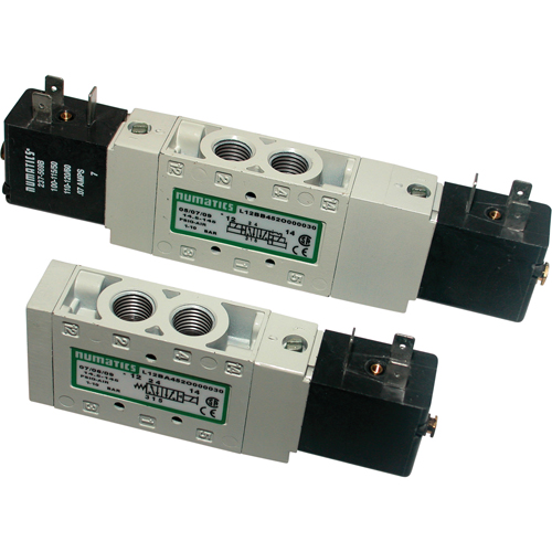 Pilot 5-Way 2-Position 4-Way Solenoid Valves, 1/8" Pipe, 150 PSI Absolute Business Supply