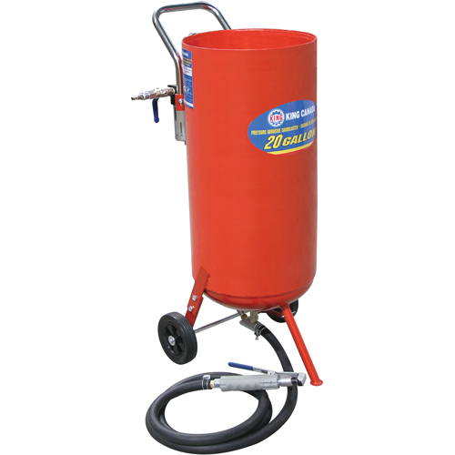 Machines de sablage &agrave; jet, 6-25 pi³/min, R&eacute;servoir de 16,6 gal. (20 gal. US) Absolute Business Supply