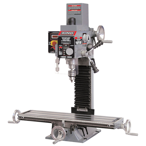 Milling Drilling Machine with Digital Readout, 2 Speeds, 5/8" Drilling Capacity Absolute Business Supply
