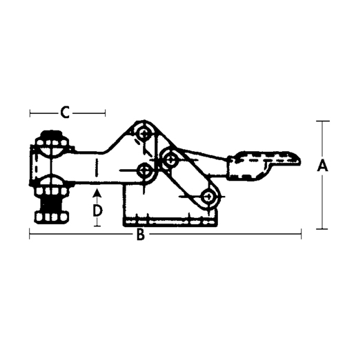 Horizontal Hold-Down Clamps - 205 Series Absolute Business Supply