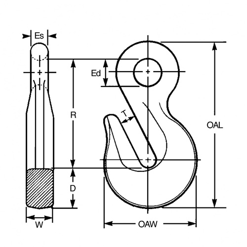 Cam-Alloy&reg; Eye Grab Hook Absolute Business Supply
