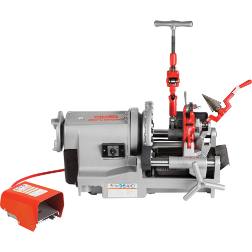 Compact Threading Machine # 300, 52 RPM, 1/2" - 2" Pipe Thread Absolute Business Supply