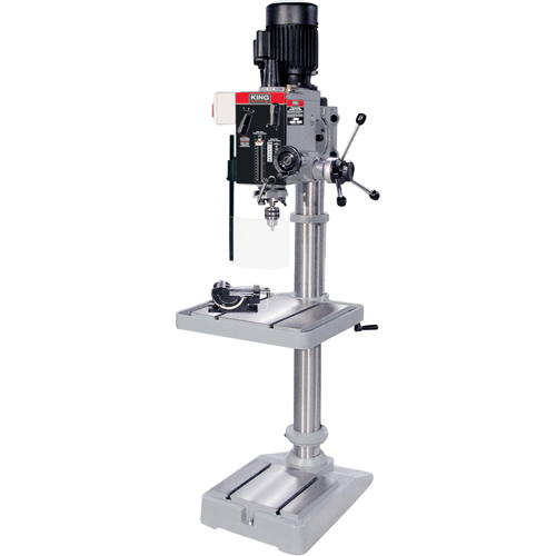 Gearhead Drilling Machines, 1/2" Chuck, 6 Speed(s), 21-3/4" W x 19-1/2" L, #3 Morse Absolute Business Supply