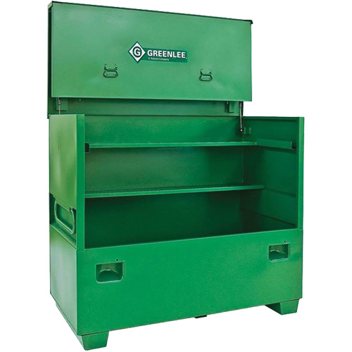 Coffre de chantier, 60" la x 30" p x 48" h, Vert Absolute Business Supply