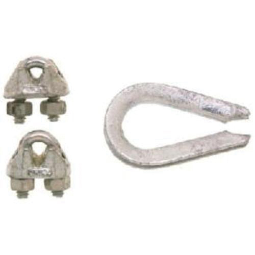 Wire Rope Clips with Thimble Set Absolute Business Supply