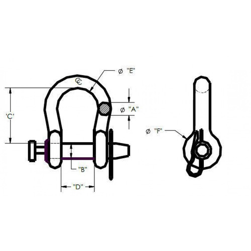 Straight Long Body Clevis Pin Absolute Business Supply