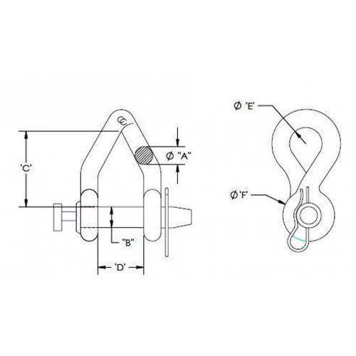 Campbell&reg; Short Body Twisted Clevis Absolute Business Supply