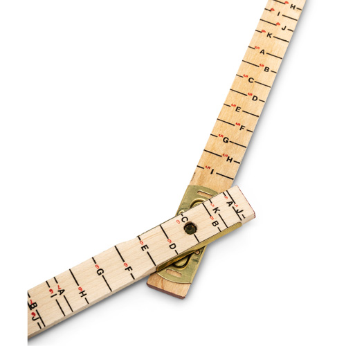 R&egrave;gle de maçon surdimensionn&eacute; Red End, 6' lo, Bois, Graduations de 1/16" Absolute Business Supply