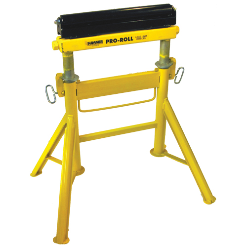 Pro Roll Pipe Stand, 2000 lbs. Load Capacity, 36" Pipe Capacity Absolute Business Supply