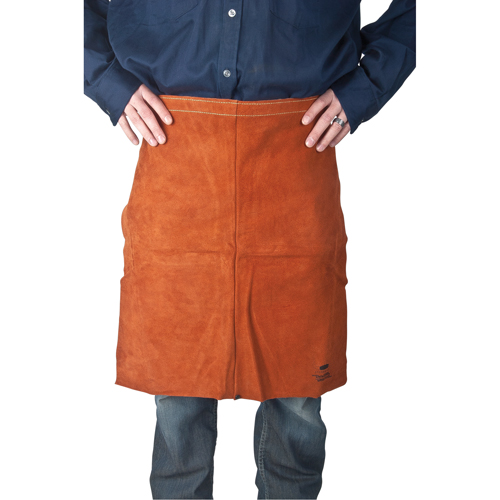 Tablier en cuir, Taille, 24" lo, Lava Brown Absolute Business Supply
