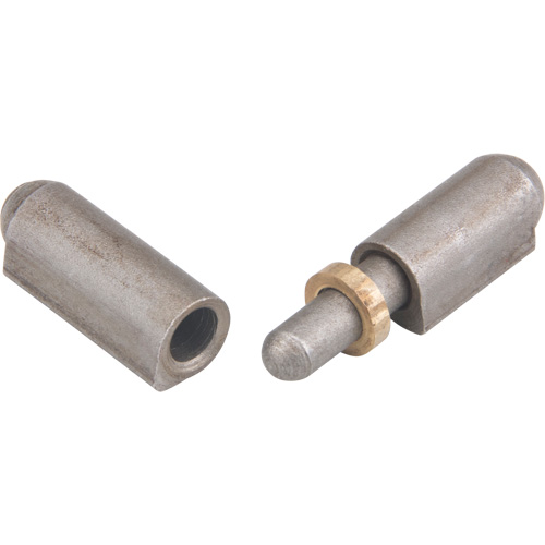 Weld-On Hinge, 0.315" Dia. x 1.575" L, Mild Steel w/Fixed Steel Pin Absolute Business Supply