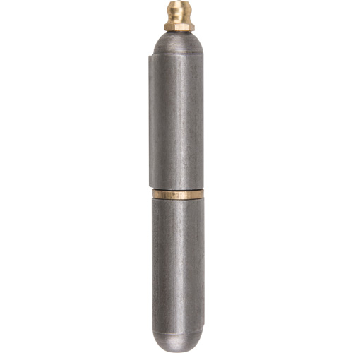 Weld-On Hinge, 0.512" Dia. x 3.15" L, Mild Steel w/Fixed Steel Pin Absolute Business Supply