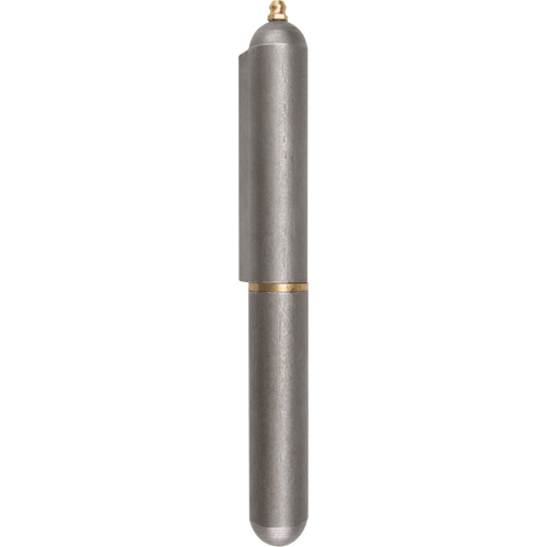 Weld-On Hinge, 0.906" Dia. x 7.874" L, Mild Steel w/Fixed Steel Pin Absolute Business Supply