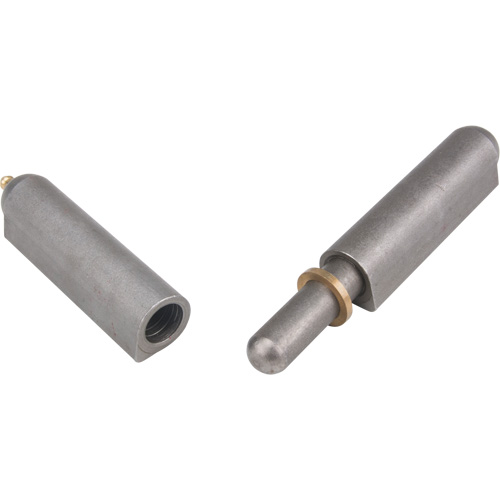 Weld-On Hinge, 0.906" Dia. x 7.874" L, Mild Steel w/Fixed Steel Pin Absolute Business Supply