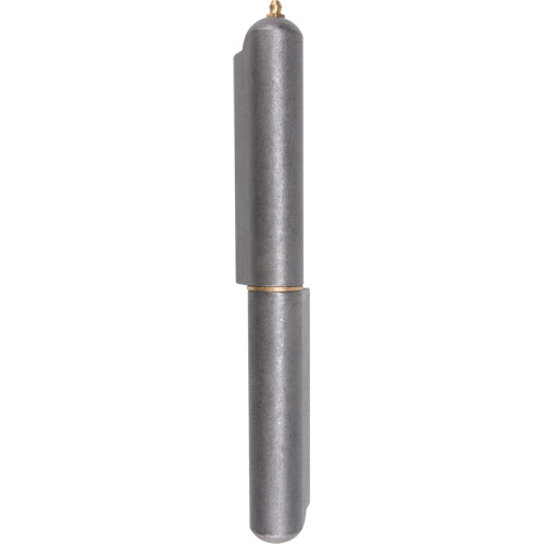 Weld-On Hinge, 1.102" Dia. x 10.236" L, Mild Steel w/Fixed Steel Pin Absolute Business Supply