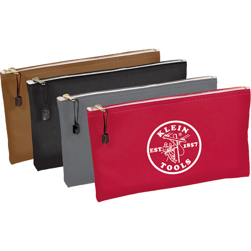 Poches &agrave; fermeture &agrave; glissi&egrave;re pour outils, paquet de 4, Porte-outil, Toile, 1 Poches Absolute Business Supply