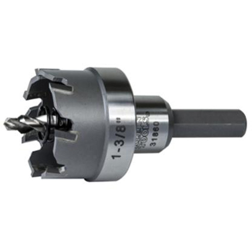 Heavy-Duty Hole Cutter, 7/8", 3/16" Depth of Cut, Carbide Absolute Business Supply