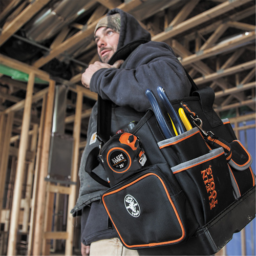 Fourretout Tradesman Pro, Nylon balistique, 40 pochettes, Noir/Orange Absolute Business Supply