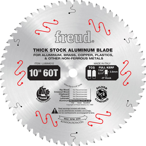 Lames de scie industrielle, 10", 72 dents, Pour Non ferreux Absolute Business Supply