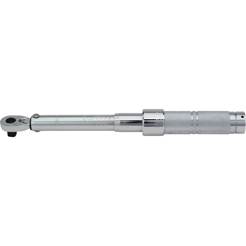 Cl&eacute; dynamom&eacute;trique microm&eacute;trique &agrave; cliquet, &agrave; cliquer, Entraînement 1/2" carr&eacute;, 50 - 250 lb-pi Absolute Business Supply