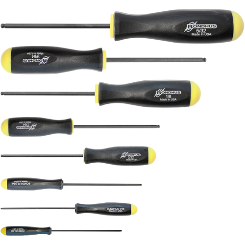 Jeux de tournevis ball driver - SAE, 8 mcx Absolute Business Supply
