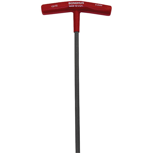 Individual Hex Keys - Metric, Hex End, 3 mm x 7.7" L, T Handle Absolute Business Supply